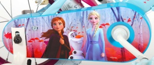 Bicicleta E&L Disney Frozen 12 inch, frana de mana pe ambele roti, scaun si ghidon reglabil, suport pentru papusi, cosulet pe ghidon, roti gonflabile - Img 5
