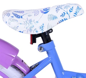 Bicicleta E&L Disney Frozen 16 inch ND, frana de mana pe roata din fata, scaun si ghidon reglabil, cosulet pe ghidon, roti gonflabile, stopuri reflectorizante - Img 6