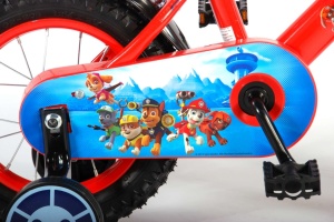 Bicicleta E&L Paw Patrol 12 inch, frana de mana pe roata fata, scaun si ghidon reglabil, spite metalice, roti gonflabile - Img 3
