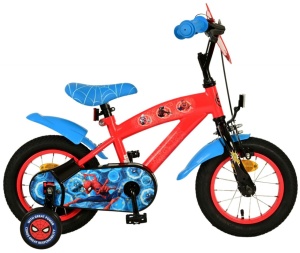 Bicicleta E&L Spiderman ND 12 inch, frana de mana pe roata fata, scaun si ghidon reglabil, spite metalice, roti gonflabile - Img 7