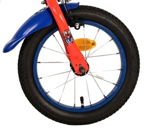 Bicicleta E&L Spidey si prietenii 14 inch, frana de mana pe roata fata, scaun si ghidon reglabil, spite metalice, roti gonflabile - Img 5