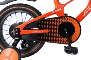 Bicicleta Lamborghini 14 inch, cadru magneziu, portocalie - Img 3