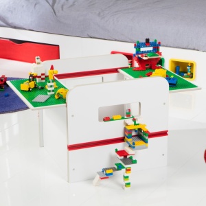 Cutie depozitare pentru jucarii cu display pentru constructii Lego - Img 7
