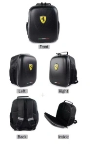 Ghiozdan Ferrari design 3D, culoare neagra - Img 6