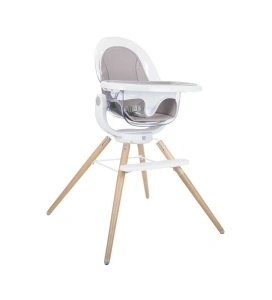 Scaun de masa din lemn Madera Adria, spătar regalbil si rotativ 360 grade, centura de siguranta, material detasabil si lavabil - Img 4