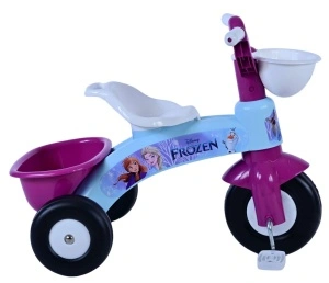 Tricicleta copii, Disney Frozen, recomandata pentru 1-3 Ani, cos transport pe ghidon, greutate maxima admisa 25 kg - Img 3