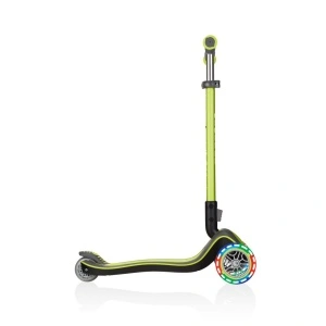 Trotineta Globber ELITE DELUXE, pliabila, roti LED, ghidon ajustabil 4 nivele, rulmenti ABEC 5, culoare verde - Img 4