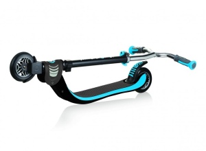Trotineta Globber FLOW 125, pliabila, ghidon reglabil 4 nivele, greutate suportata 100 kg, rulmenti ABEC 7, culoare albastra - Img 3
