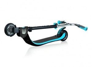 Trotineta Globber FLOW 125, pliabila, ghidon reglabil 4 nivele, greutate suportata 100 kg, rulmenti ABEC 7, culoare albastra - Img 3
