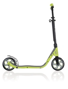 Trotineta Globber ONE NL 205, pliere cu clema în 1 secundă, ghidon reglabil 3 nivele, rulmenti ABEC 7, culoare verde - Img 6