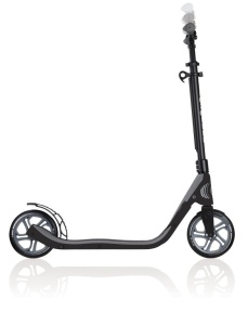 Trotineta Globber ONE NL 205, pliere cu clema în 1 secundă, ghidon reglabil 3 nivele, rulmenti ABEC 7, culoare negru - Img 3