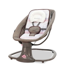 Balansoar electric Khalo, bluetooth, telecomanda, centura siguranta, timer oprire automata, spatar reglabil, 67 x 51 x 62 cm