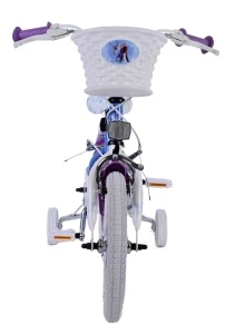 Bicicleta E&L Disney Frozen 14 inch FM, frana de mana pe ambele roti, scaun si ghidon reglabil, cosulet pe ghidon, roti gonflabile, stopuri reflectorizante - Img 7