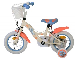 Bicicleta E&L Disney Stitch 12 inch, frana de mana pe ambele roti, scaun si ghidon reglabil, spite metalice, roti gonflabile, stopuri reflectorizante - Img 3