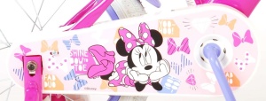 Bicicleta E&L Minnie Mouse 16 inch Cutest Ever, frana de mana pe roata fata, scaun si ghidon reglabil, suport pentru papusi, cosulet pe ghidon, roti gonflabile - Img 4