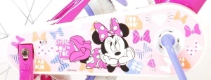 Bicicleta E&L Minnie Mouse 16 inch Cutest Ever, frana de mana pe roata fata, scaun si ghidon reglabil, suport pentru papusi, cosulet pe ghidon, roti gonflabile - Img 4