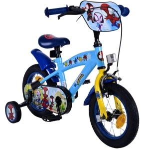 Bicicleta E&L Spidey si prietenii 12 inch, frana in butuc pentru roata spate, scaun si ghidon reglabil, spite metalice, roti gonflabile - Img 8