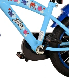 Bicicleta E&L Spidey si prietenii 14 inch, frana de mana pe roata fata, scaun si ghidon reglabil, spite metalice, roti gonflabile - Img 6