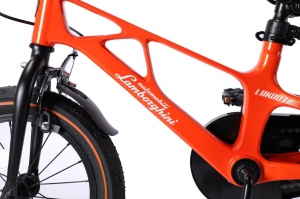 Bicicleta Lamborghini 14 inch, cadru magneziu, portocalie - Img 4