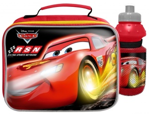 Gentuta izoterma Disney Cars pentru alimente cu sticla de apa