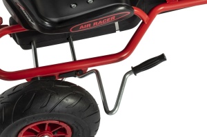 Kart AR8R Air Racer, rosu, scaun ajustabil, functie "free-wheel", roti pneumatice cu rulmenti, frana de mana, volan cu sunete, 111 X 72 X h66 cm - Img 5