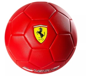 Mingie de fotbal Ferrari, marimea 5, rosie