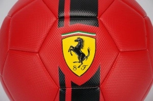 Mingie de fotbal Ferrari, marimea 5, rosie - Img 8