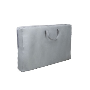 Patut Co Sleeper Asalvo Calm gri, reglabil 5 nivele de inaltime, picioare extensibile, material moale si usor de curatat, 80 x 65 x 84 - Img 5