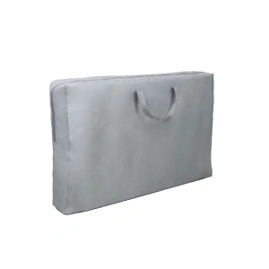 Patut Co Sleeper Asalvo Calm gri, reglabil 5 nivele de inaltime, picioare extensibile, material moale si usor de curatat, 80 x 65 x 84 - Img 5
