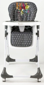Scaun de masa Asalvo Chef, pliabil, compact, reglabil inaltime 6 pozitii, centura siguranta in 5 puncte, tavita reglabila si detasabila, 105 x 54 x 72 - Img 3