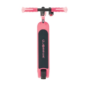 Trotineta Globber E-MOTION 6, ghidon reglabil pe 2 nivele inaltime, roti cu LED, motor 80W, autonomie 8-10 km, culoare roz - Img 6