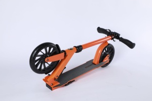 Trotineta Lamborghini, pentru adulti, 2 roti, cadru aluminiu, orange. - Img 4
