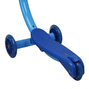 Trotineta Zipster Albastra cu roti LED - Img 4