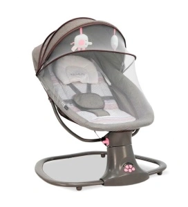 Balansoar electric Khalo, bluetooth, telecomanda, centura siguranta, timer oprire automata, spatar reglabil, 67 x 51 x 62 cm - Img 2
