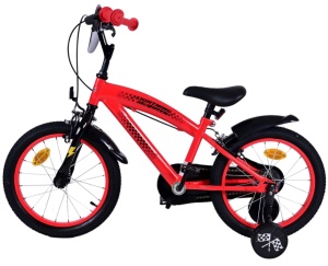 Bicicleta E&L Disney Cars 16 inch ND, frana de mana pe ambele roti, scaun si ghidon reglabil, sticla de apa, spite metalice, roti gonflabile, stopuri reflectorizante - Img 5