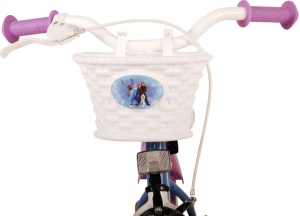 Bicicleta E&L Disney Frozen 12 inch CB, frana de mana pe roata fata, scaun si ghidon reglabil, spite metalice, roti gonflabile, stopuri reflectorizante - Img 2