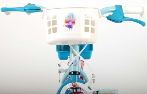Bicicleta E&L Disney Frozen 12 inch, frana de mana pe ambele roti, scaun si ghidon reglabil, suport pentru papusi, cosulet pe ghidon, roti gonflabile - Img 7