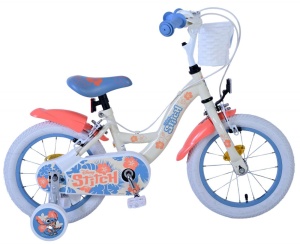 Bicicleta E&L Disney Stitch 14 inch, frana de mana pe ambele roti, scaun si ghidon reglabil, spite metalice, roti gonflabile, stopuri reflectorizante - Img 6