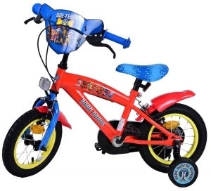 Bicicleta E&L Paw Patrol Core 12 inch, frana de mana pe roata fata, scaun si ghidon reglabil, spite metalice, roti gonflabile, stopuri reflectorizante - Img 4