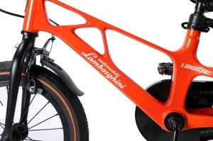 Bicicleta Lamborghini 16 inch, cadru magneziu, portocalie - Img 6