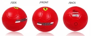 Mingie de fotbal Ferrari, marimea 5, rosie - Img 2