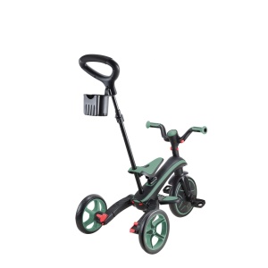 Tricicleta Globber EXPLORER PLIABLA 4 in 1, functie free wheel, scaun ajustabil, roti EVA, centura siguranta in 5 puncte, culoare verde pal - Img 7