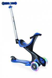 Trotineta Globber Evo 4 in 1 comfort lights albastra