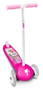 Trotineta intuitiva Barbie, 3 roti, platforma antiderapanta, manere ergonomice
