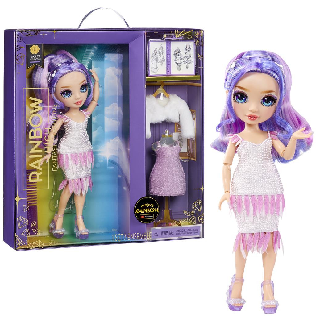 Rainbow High Fantastic Fashion Violet Willow Doll Review! (Project