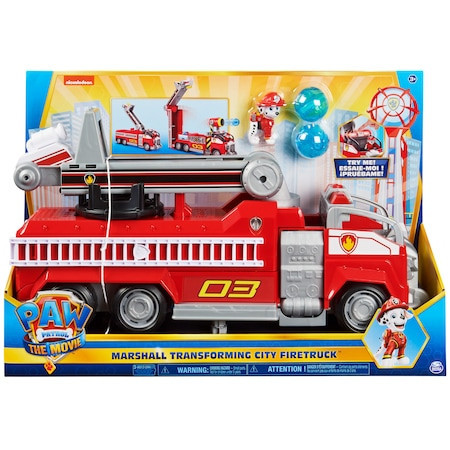 Camion de Pompieri Paw Patrol - The Movie, Marshall City Firetruck