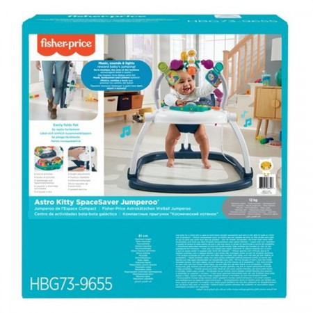 Centru de activitati pliabil Fisher Price, Astro Kitty Space Saver