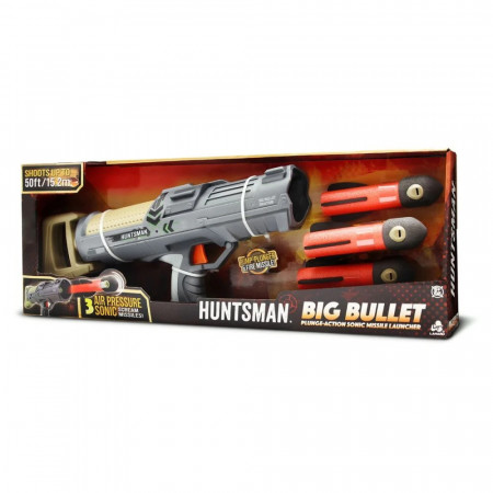 Lansator Huntsman Big Bullet, cu 3 rachete din burete