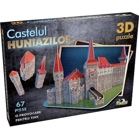 Puzzle 3D Noriel-Castelul Huniazilor,67piese