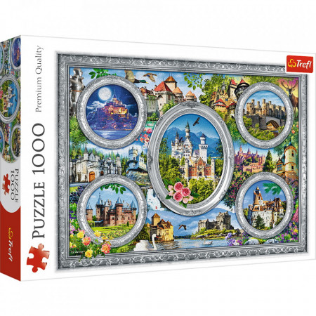 Puzzle Trefl - Castele Celebre ale Lumii, 1.000 piese